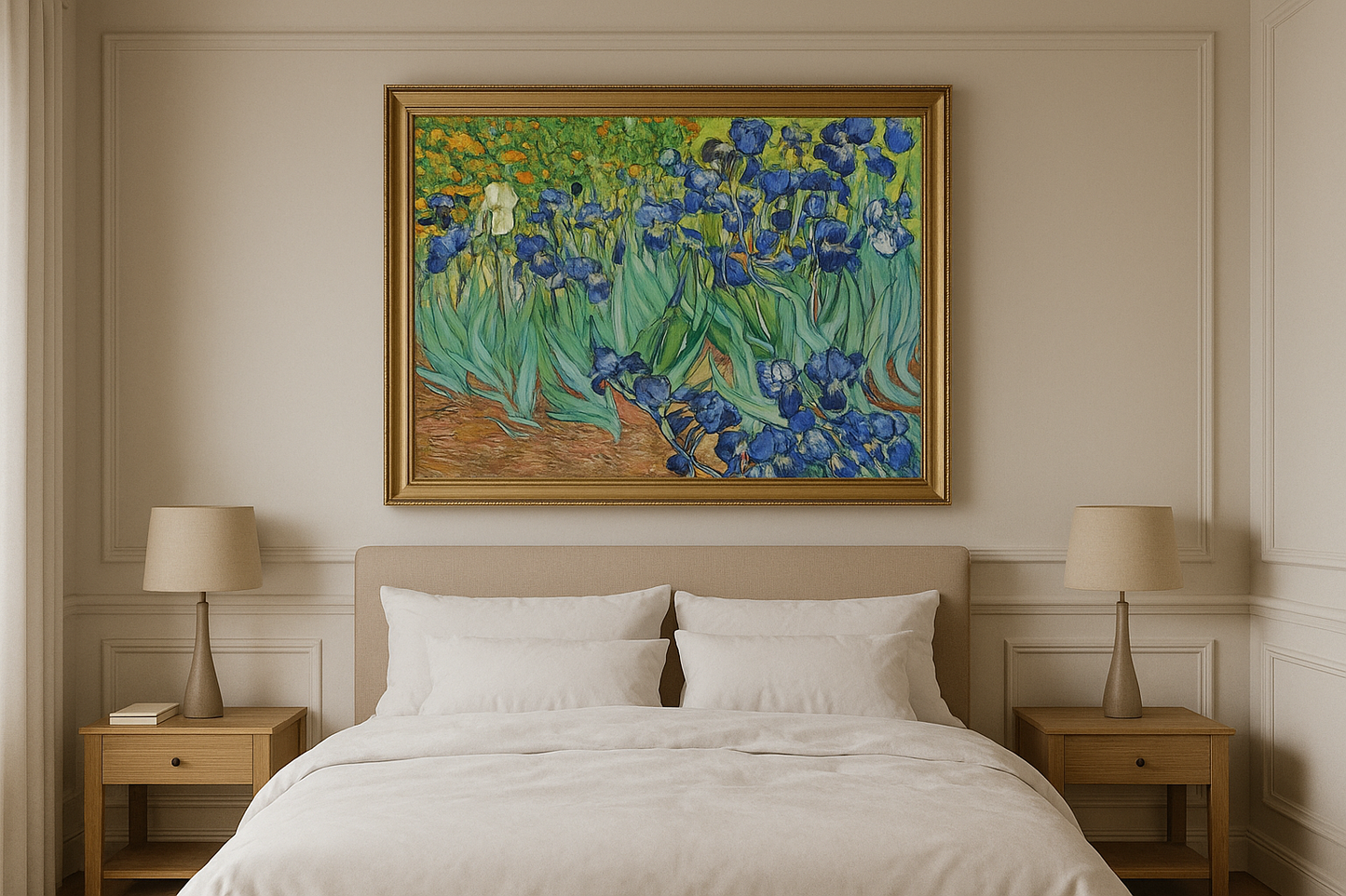 🖼️ ดอกไอริส – Vincent van Gogh (1889)