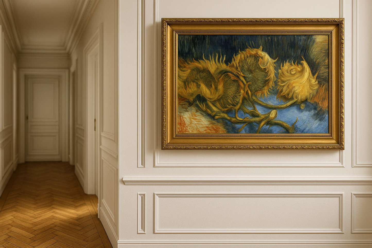 🌻 ทานตะวันสี่ดอกที่เหี่ยวเฉา – Vincent van Gogh (1887)