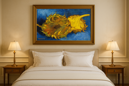 🌻 ดอกทานตะวันสองดอกที่ถูกตัด – Vincent van Gogh (1887)