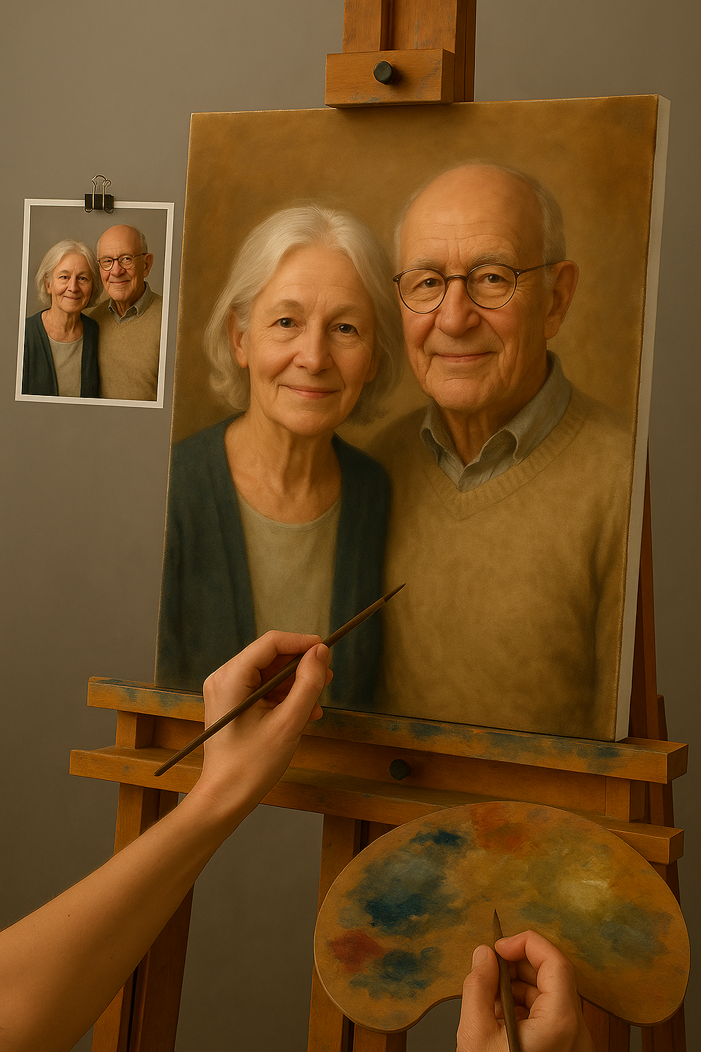 💑 ภาพวาดคู่รักที่ปรับแต่งได้ – ภาพวาดสีน้ำมันที่ไม่เหมือนใครและเต็มไปด้วยอารมณ์