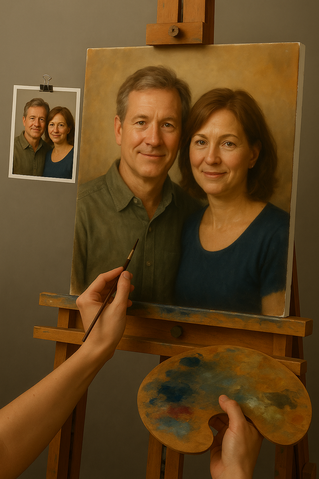 💑 ภาพวาดคู่รักที่ปรับแต่งได้ – ภาพวาดสีน้ำมันที่ไม่เหมือนใครและเต็มไปด้วยอารมณ์