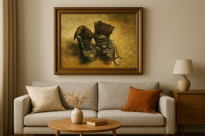 🥾 รองเท้าคู่หนึ่ง – Vincent van Gogh (1886)