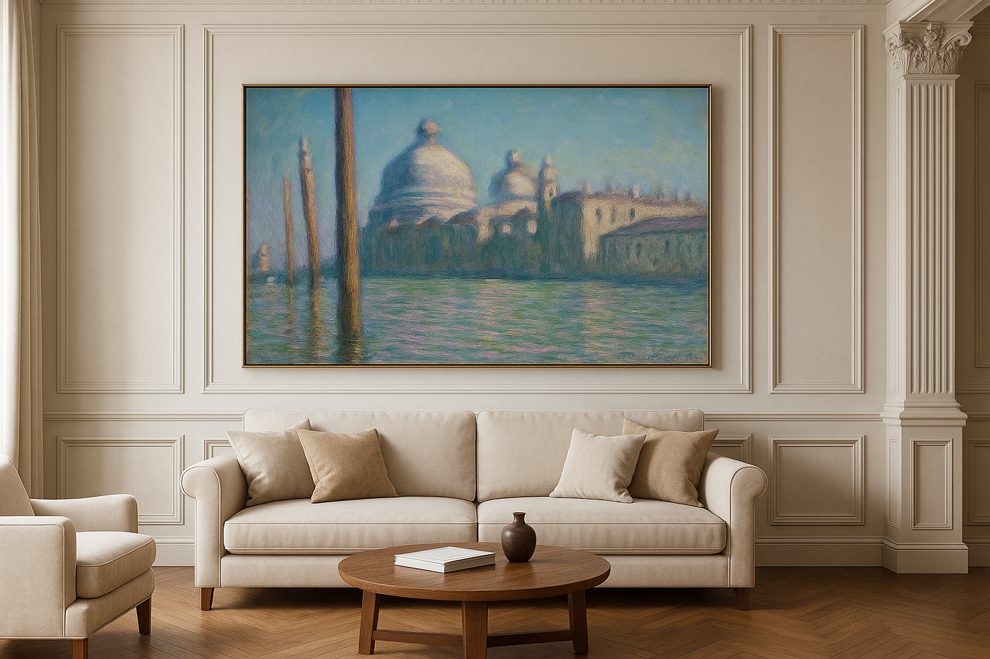 🎨 Le Grand Canal – Claude Monet, 1908 (Version Nahmad Collection)