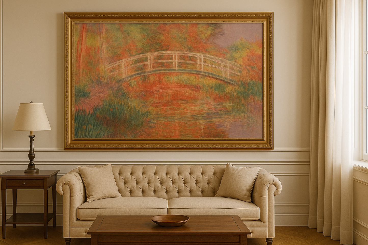 สะพานญี่ปุ่น – Claude Monet, ประมาณปี 1920-1924