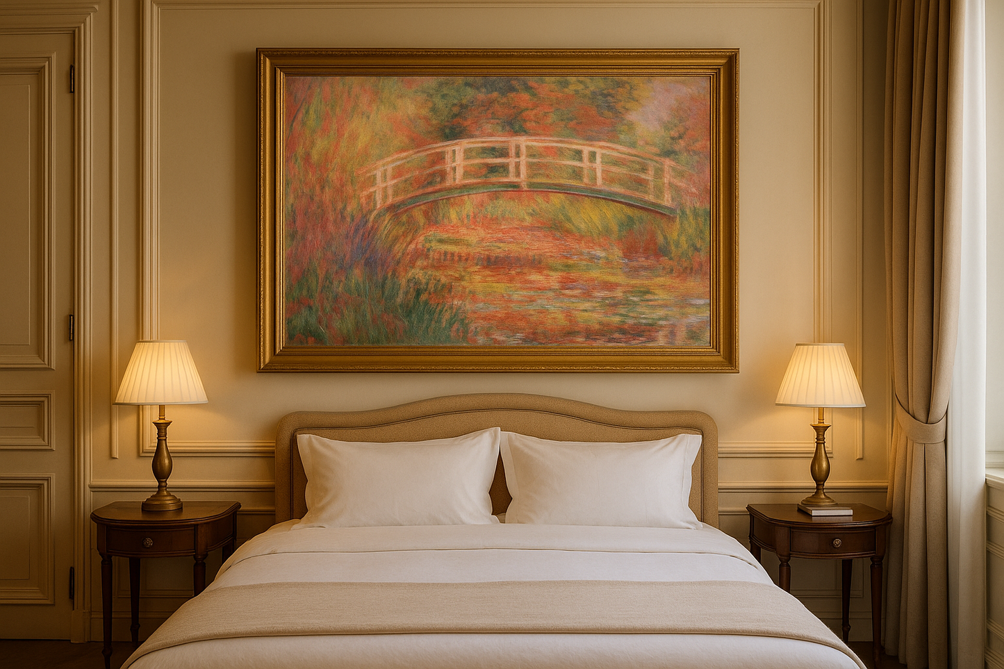 สะพานญี่ปุ่น – Claude Monet, ประมาณปี 1920-1924