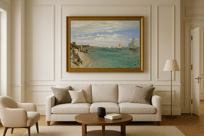 ⛵ การแข่งขันเรือใบที่ Sainte-Adresse – Claude Monet (1867)