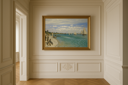 ⛵ การแข่งขันเรือใบที่ Sainte-Adresse – Claude Monet (1867)