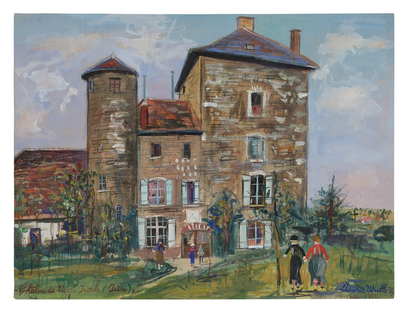 Chateau de Mont-Iracle (Isère) (1935) - Maurice Utrillo