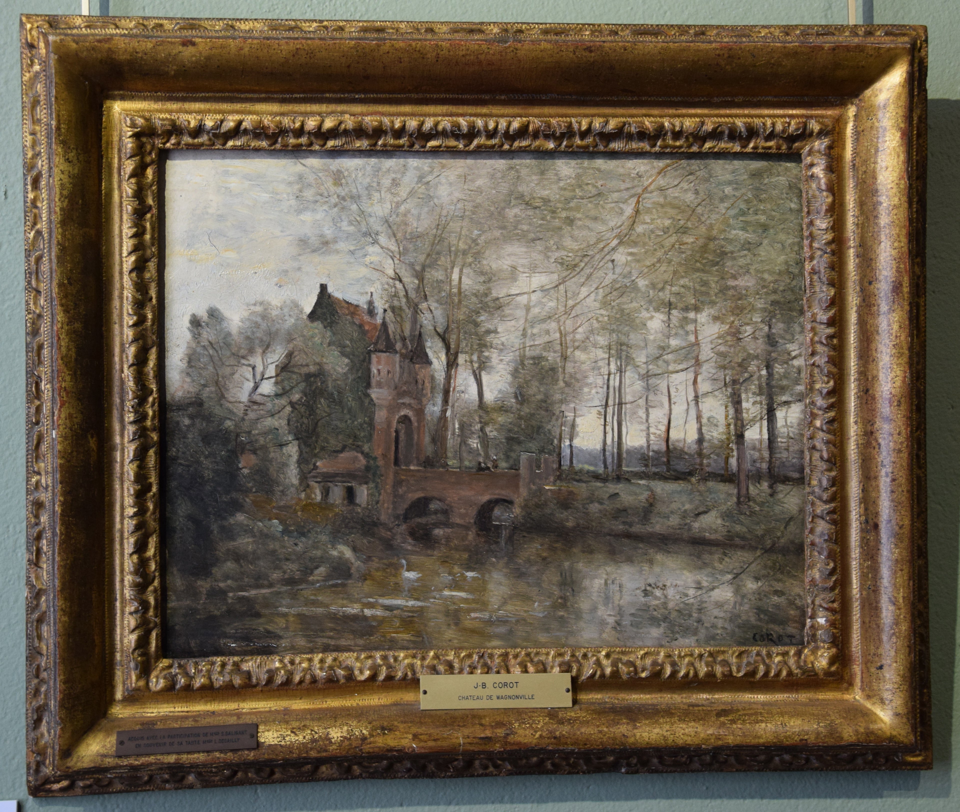 Le Château de Wagnonville - Jean-Baptiste Camille Corot