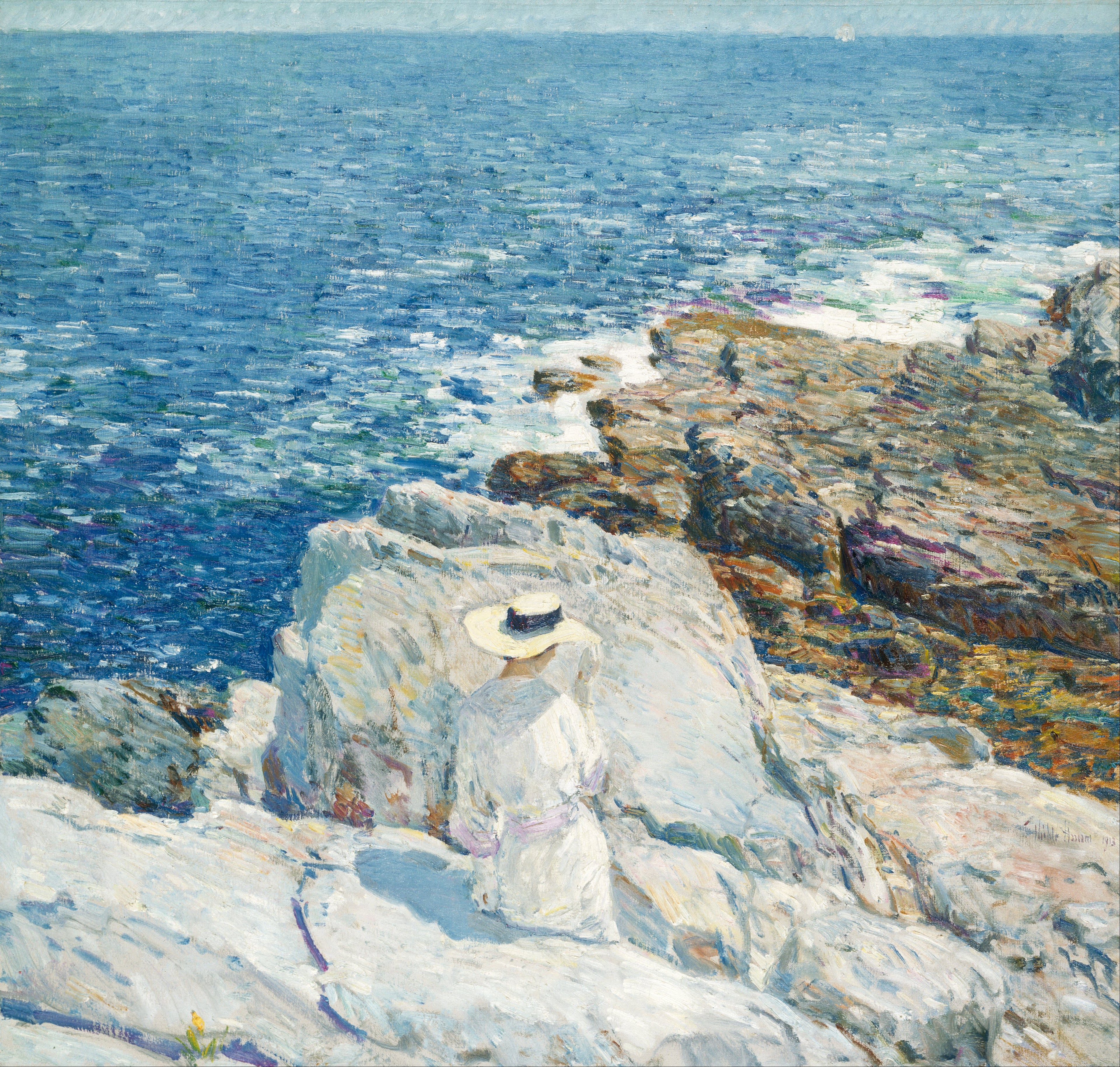 Les corniches sud, Appledore - Childe Hassam