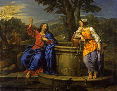 Le Christ et la Samaritaine - Pierre Mignard - Alpha Reproduction