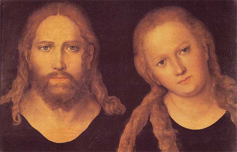 Christ et Marie - Lucas Cranach the Elder