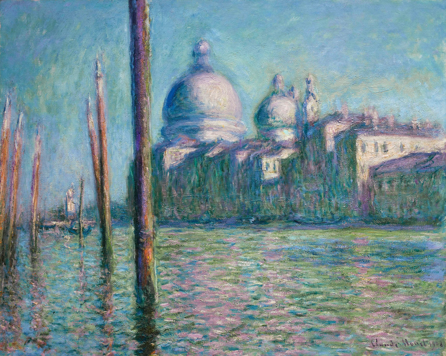 🎨 Le Grand Canal – Claude Monet, 1908 (Version Nahmad Collection)