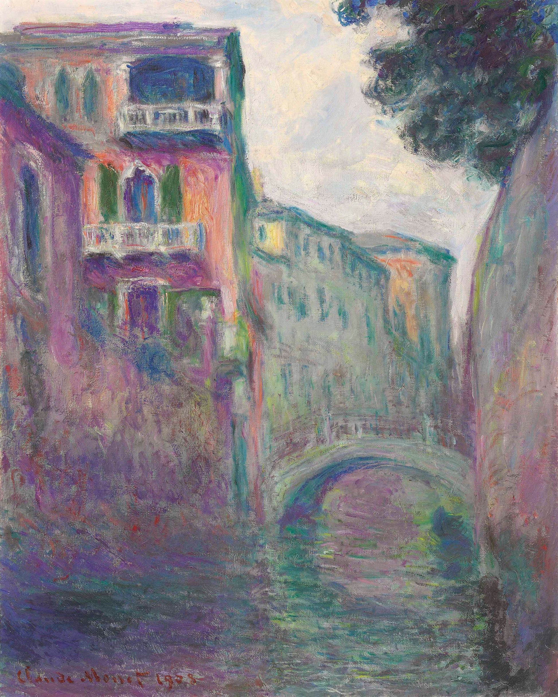 Reproduction du tableau « Le Rio de la Salute - Claude Monet » par Alpha Reproduction en peinture à l’huile
