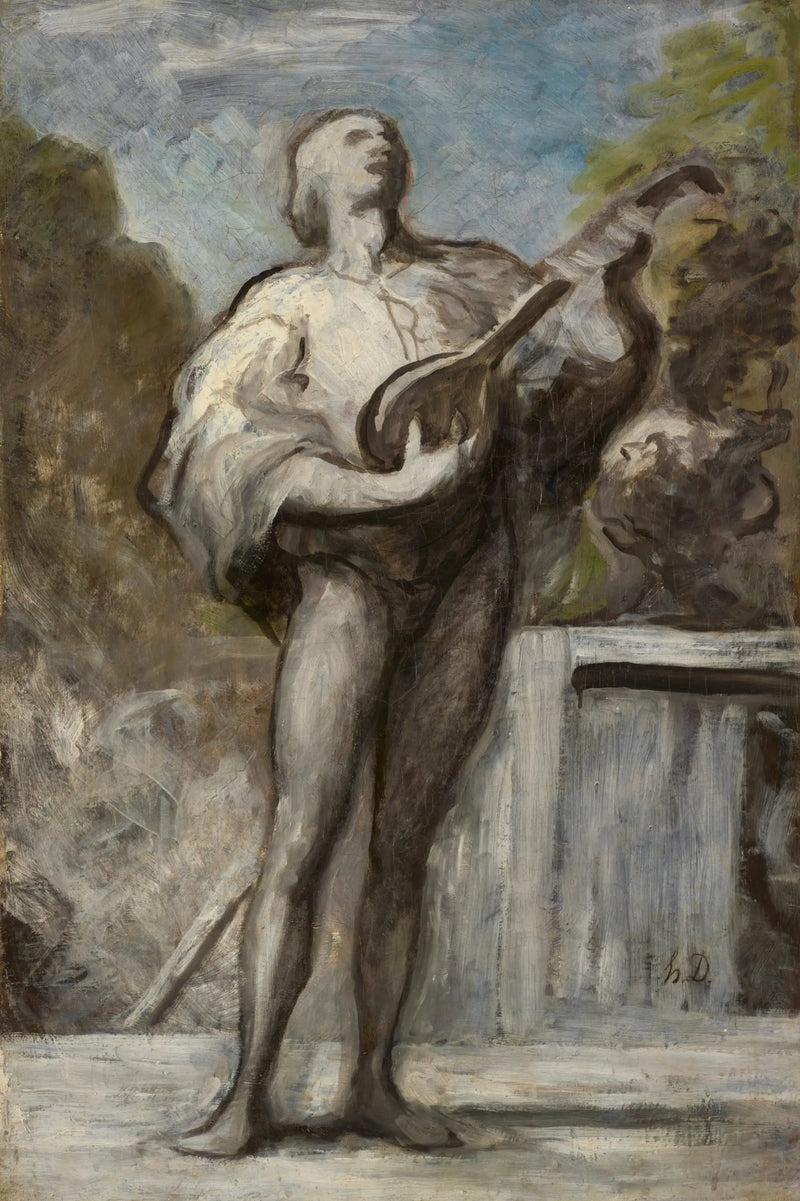 Le Troubadour - Honoré Daumier
นักร้องโตรบาดูร์ - อนอร์ เดอเมียร์