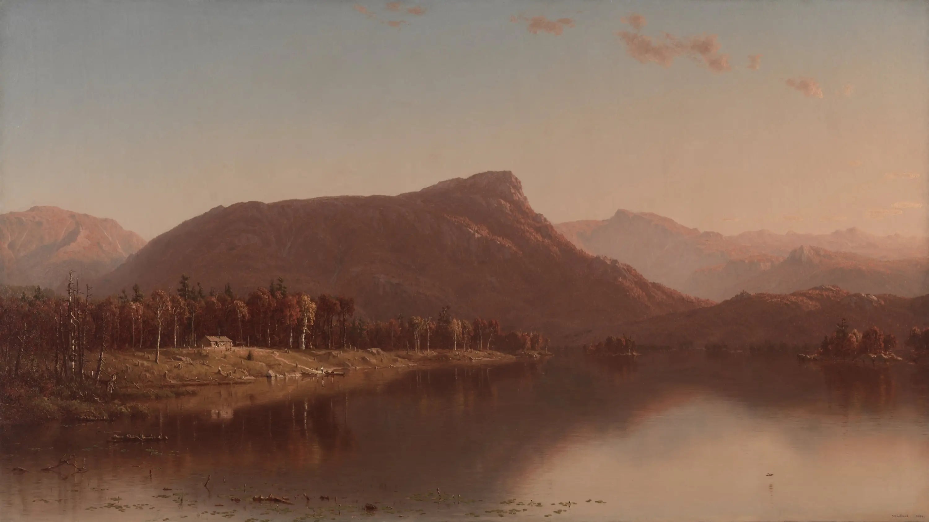 Une maison dans la nature - Sanford Robinson Gifford - Alpha Reproduction
