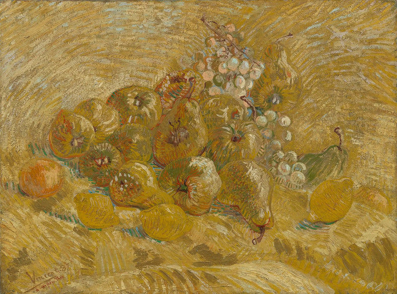 ลูกแพร์, มะนาว, ลูกแพร์และองุ่น - Vincent van Gogh