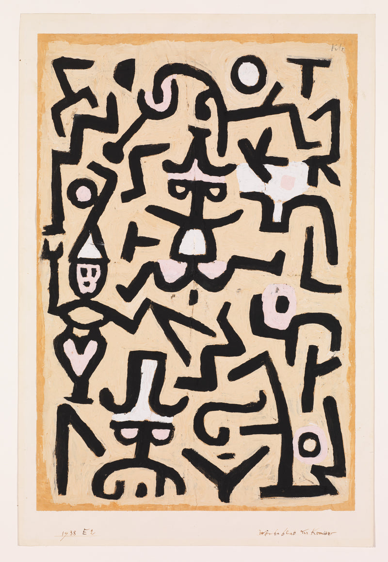 Comedians' Handbill - Paul Klee