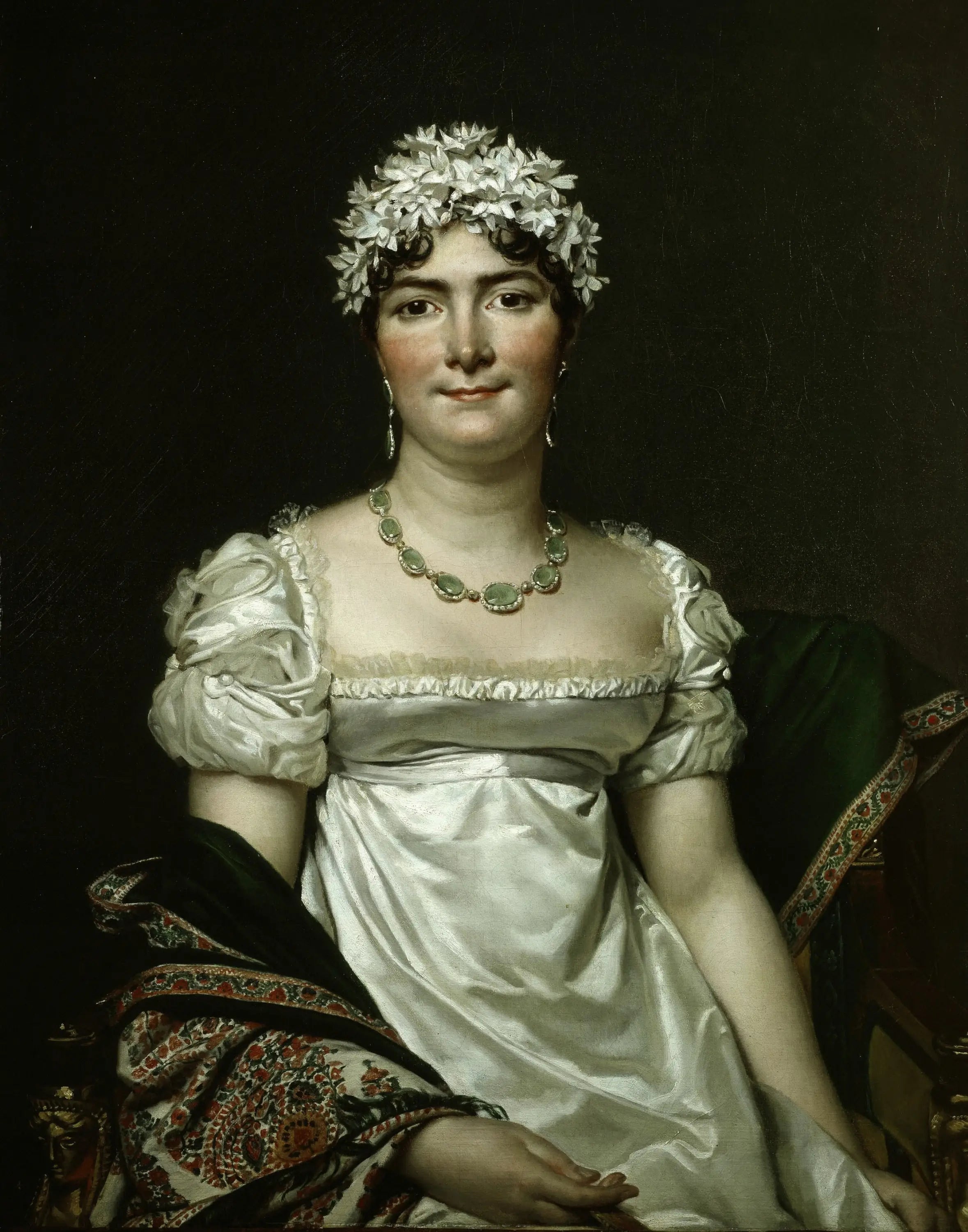 Reproduction du tableau « Portrait de la comtesse Daru - Jacques-Louis David » par Alpha Reproduction en peinture à l’huile