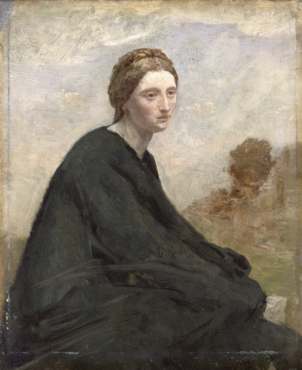 La méditation - Jean-Baptiste Camille Corot