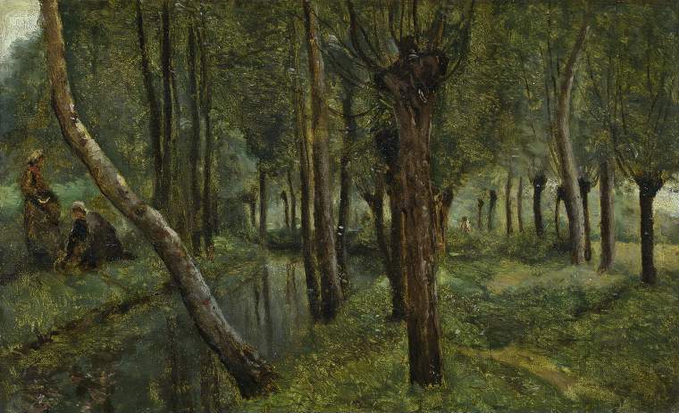 La Digue - Jean-Baptiste Camille Corot
