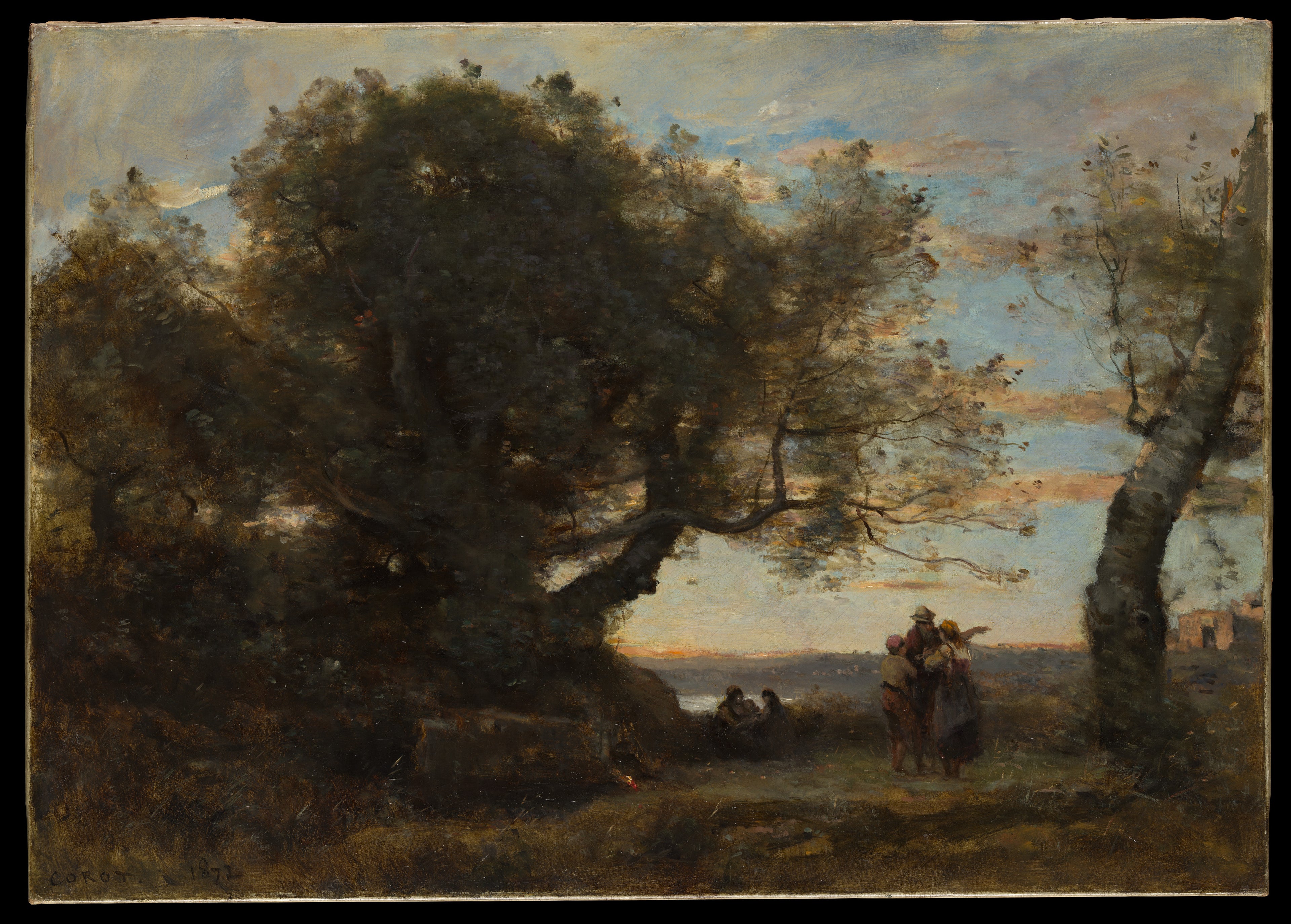 Les Gitans - Jean-Baptiste Camille Corot