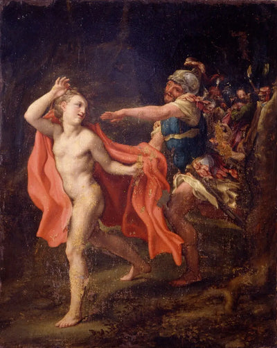 Jeune homme fuyant la capture du Christ - Antonio da Correggio - Alpha Reproduction