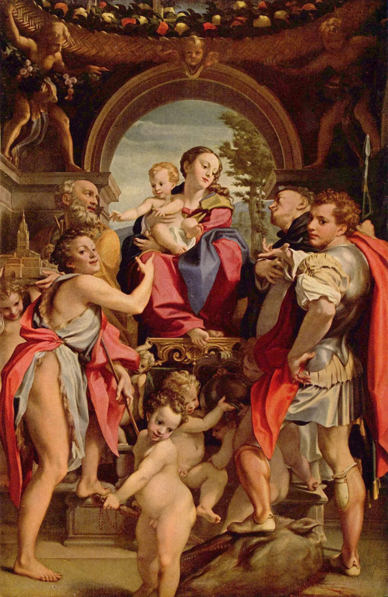 Madone de San Giorgio - Antonio da Correggio - Alpha Reproduction