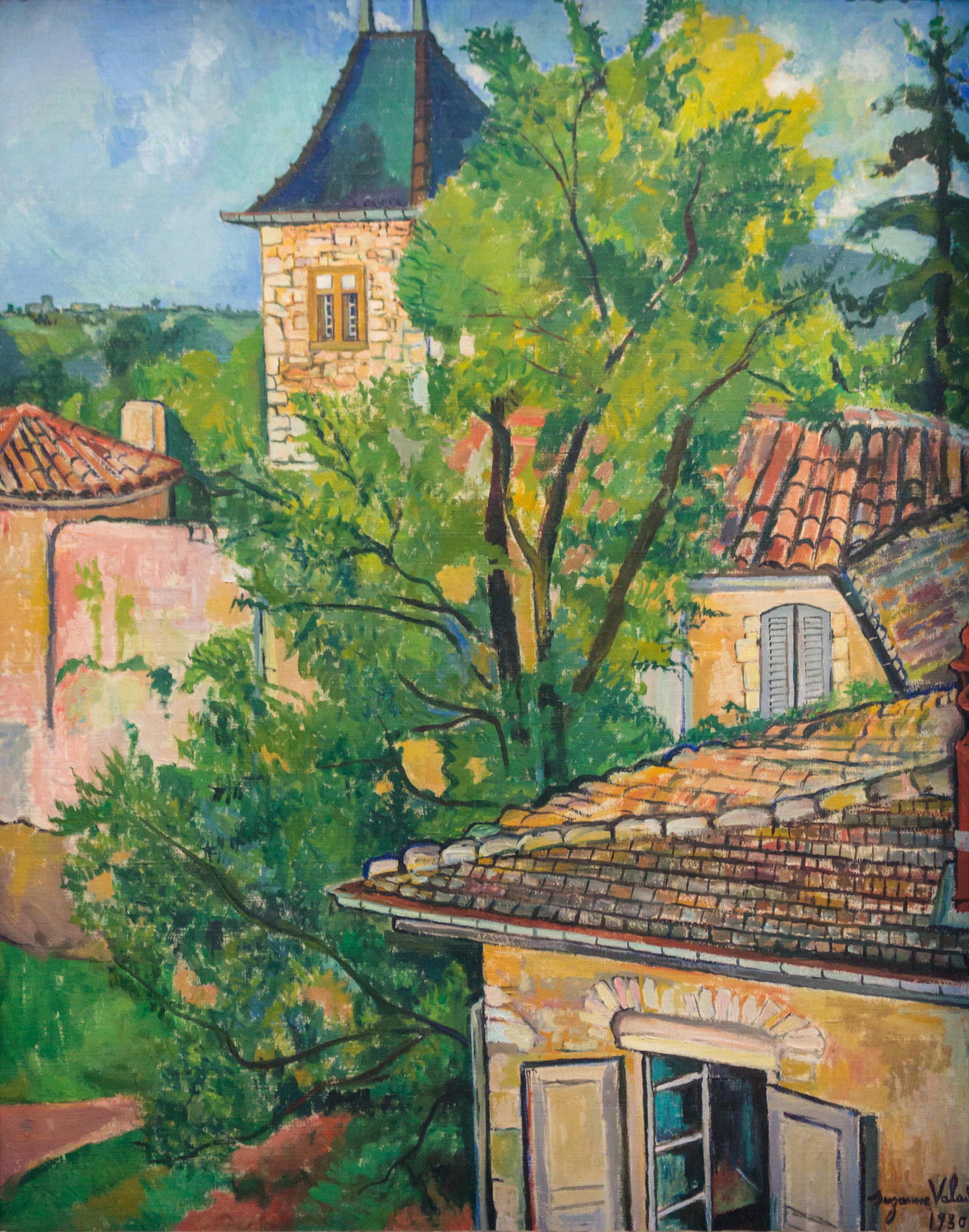 La Cour du Château de Saint-Bernard — Suzanne Valadon