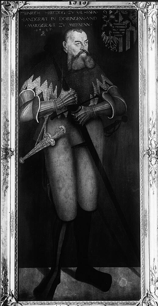 Portrait du duc Henri le Dévot - Lucas Cranach the Elder