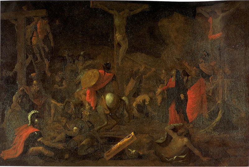 การตรึงกางเขน - Nicolas Poussin