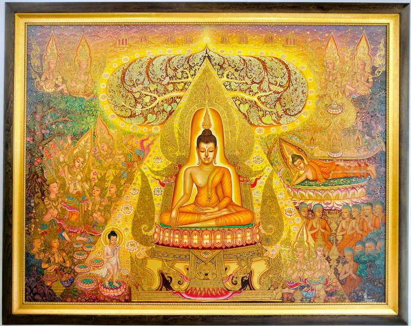 ชีวประวัติพระพุทธเจ้า | 240x180ซม.