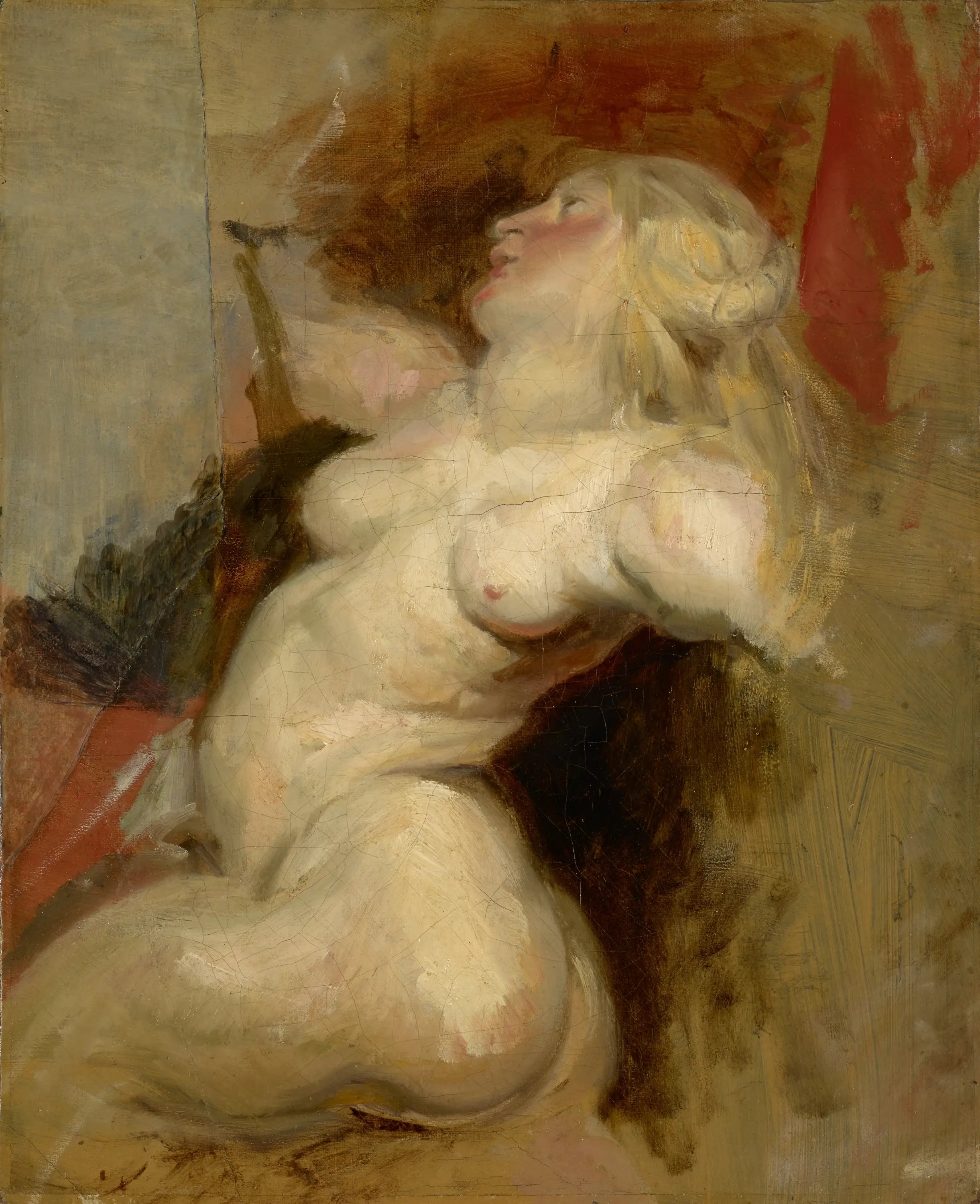 Reproduction du tableau « Néréide - Eugène Delacroix » par Alpha Reproduction en peinture à l’huile