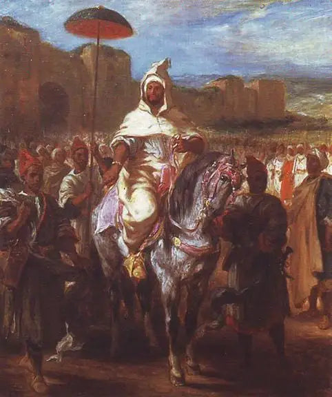 ซุลต่านแห่งโมร็อกโก surrounded by his guard - Eugène Delacroix