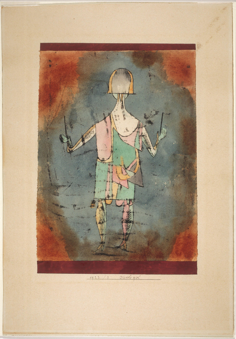 Diavolo Player - Paul Klee