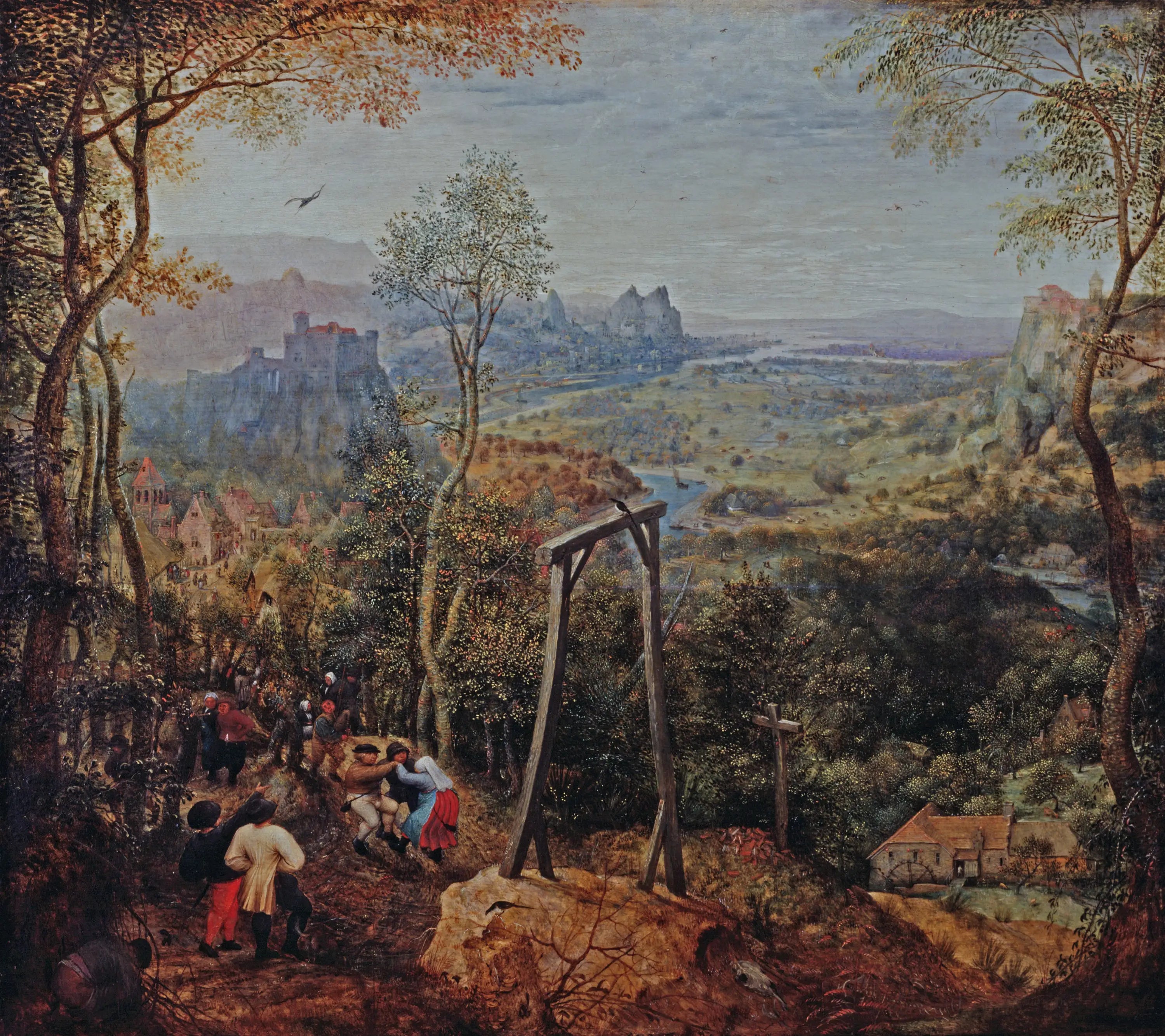 La Pie sur le Gibet - Pieter Brueghel the Elder - Alpha Reproduction