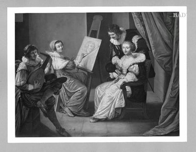 Une artiste dans son atelier - Johann Liss