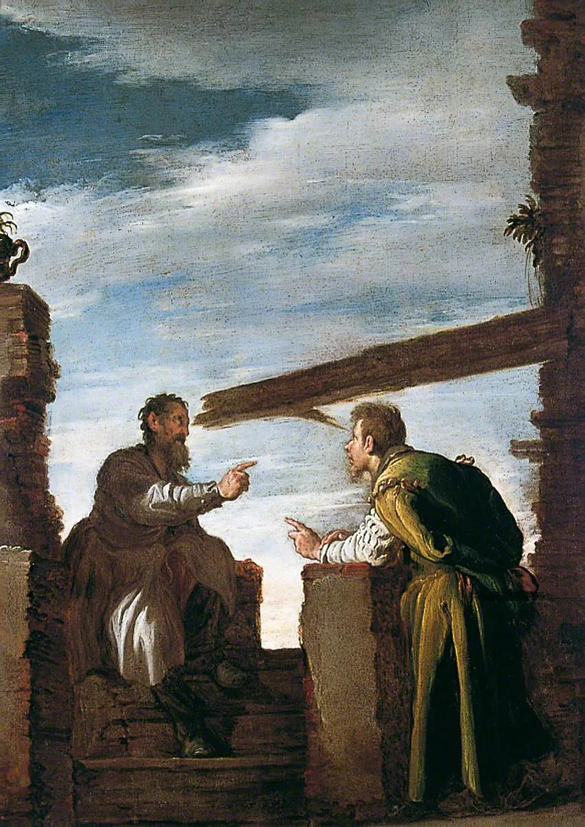 La parabole de la paille et de la poutre - Domenico Fetti