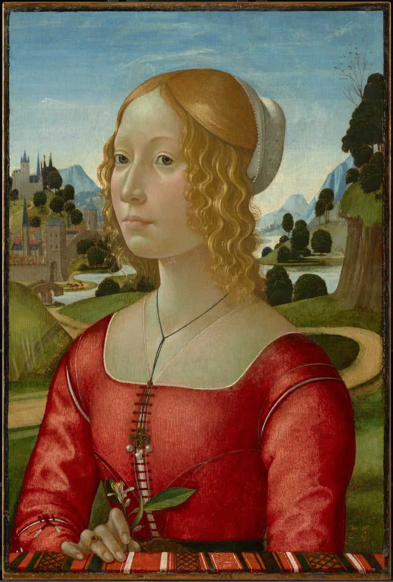 ภาพเหมือนหญิงสาว - Domenico Ghirlandaio