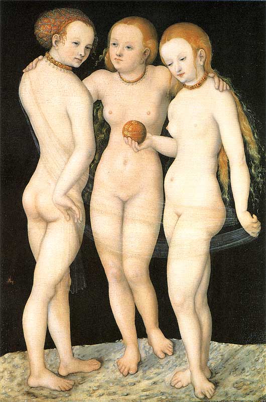 Les Trois Grâces - Lucas Cranach the Elder