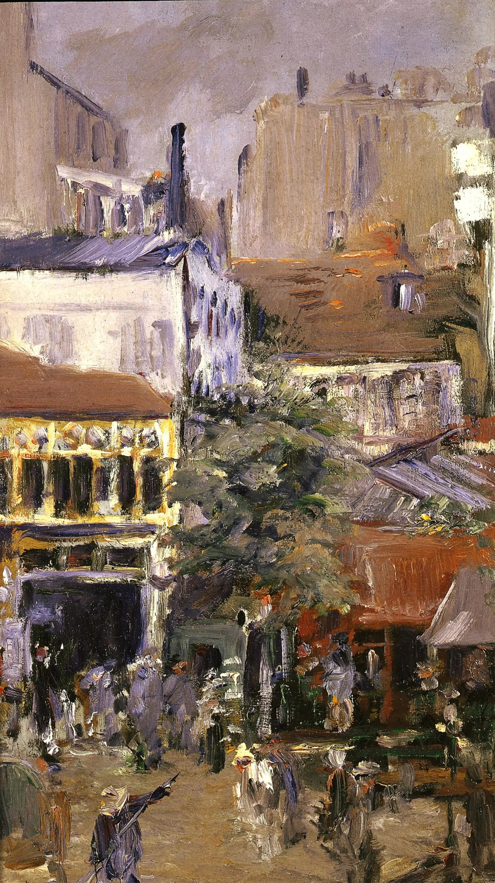 Reproduction du tableau « Vue Prise de la Place Clichy - Édouard Manet » par Alpha Reproduction en peinture à l’huile
