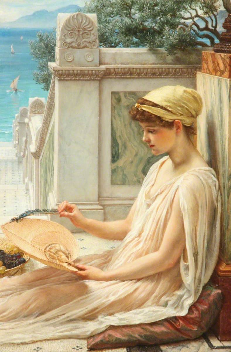 Sur la terrasse - Edward Poynter