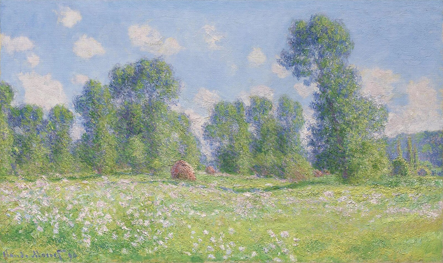 🌸 เอฟเฟกต์ฤดูใบไม้ผลิที่ Giverny – Claude Monet (1890)