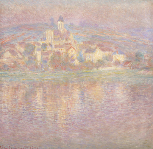 🌅 เอฟเฟกต์พระอาทิตย์ตกที่เวทอยล์ – Claude Monet (1901)