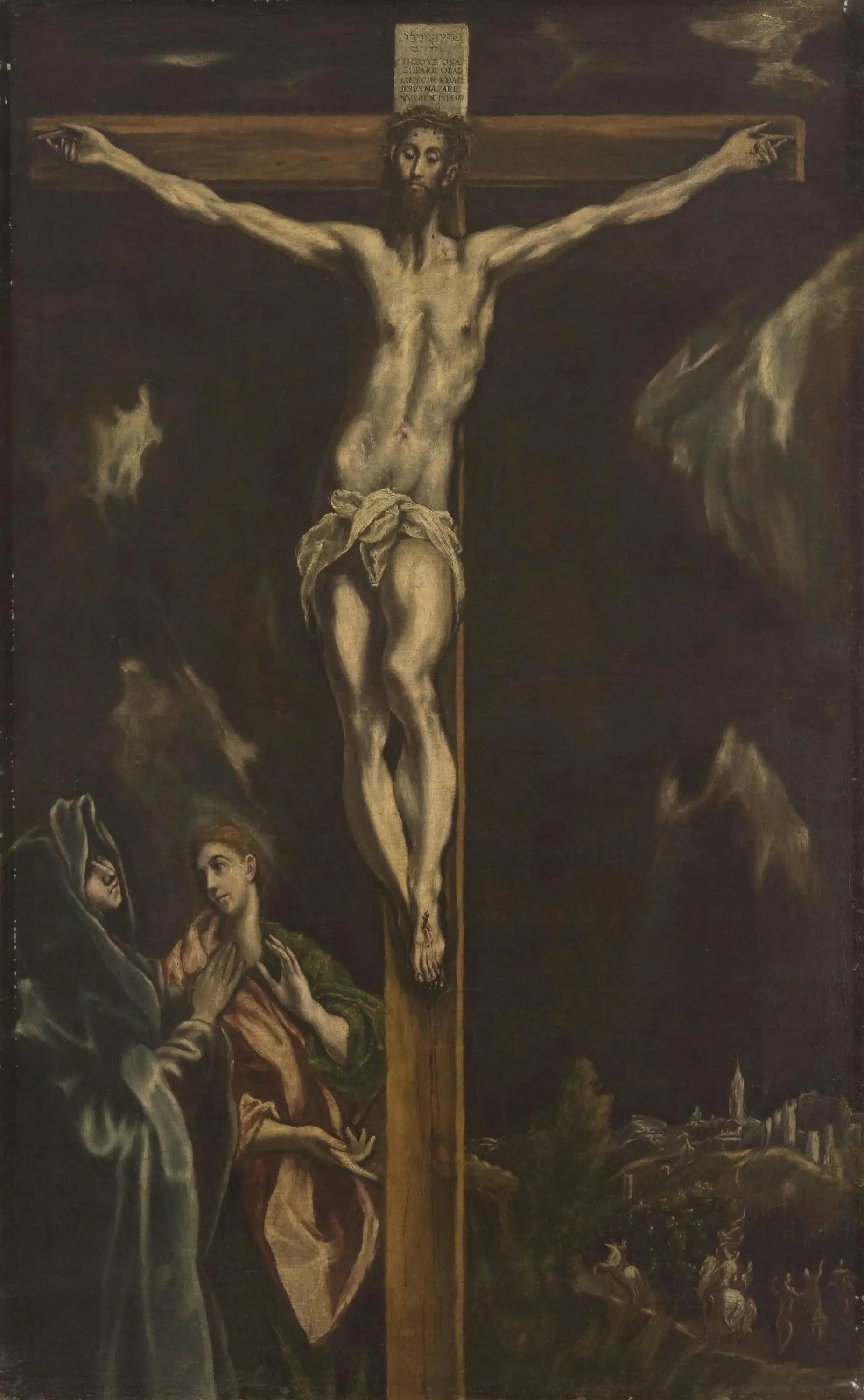 Crucifixion avec la Vierge Marie et saint Jean l’Évangéliste - El Greco - Alpha Reproduction