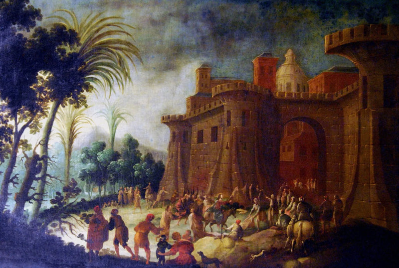 Entrée du Christ à Jérusalem - Alessandro Magnasco