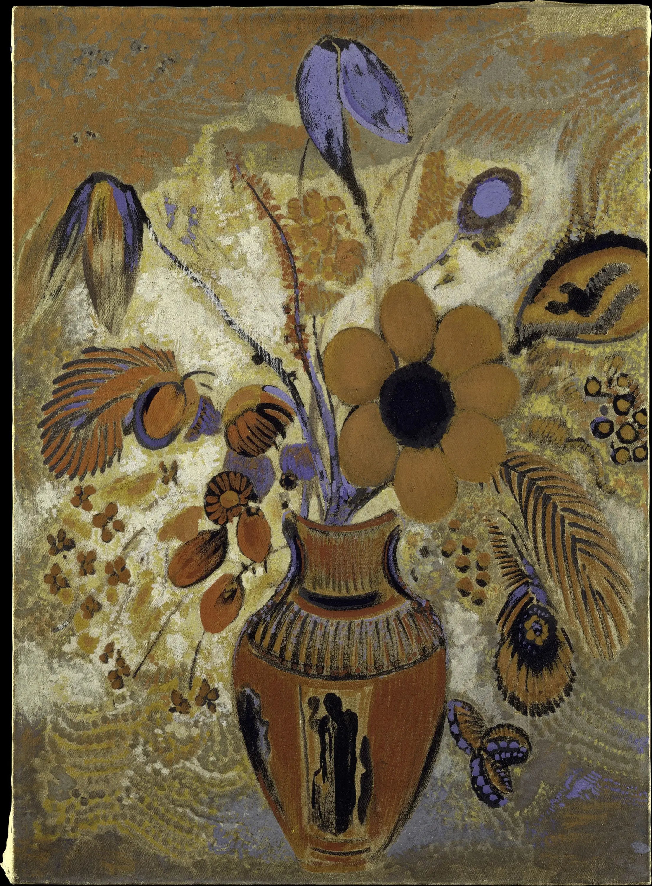 Vase étrusque avec fleurs - Odilon Redon - Alpha Reproduction
