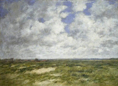 Reproduction du tableau « Berck, paysage nuageux - Eugène Boudin » par Alpha Reproduction en peinture à l’huile