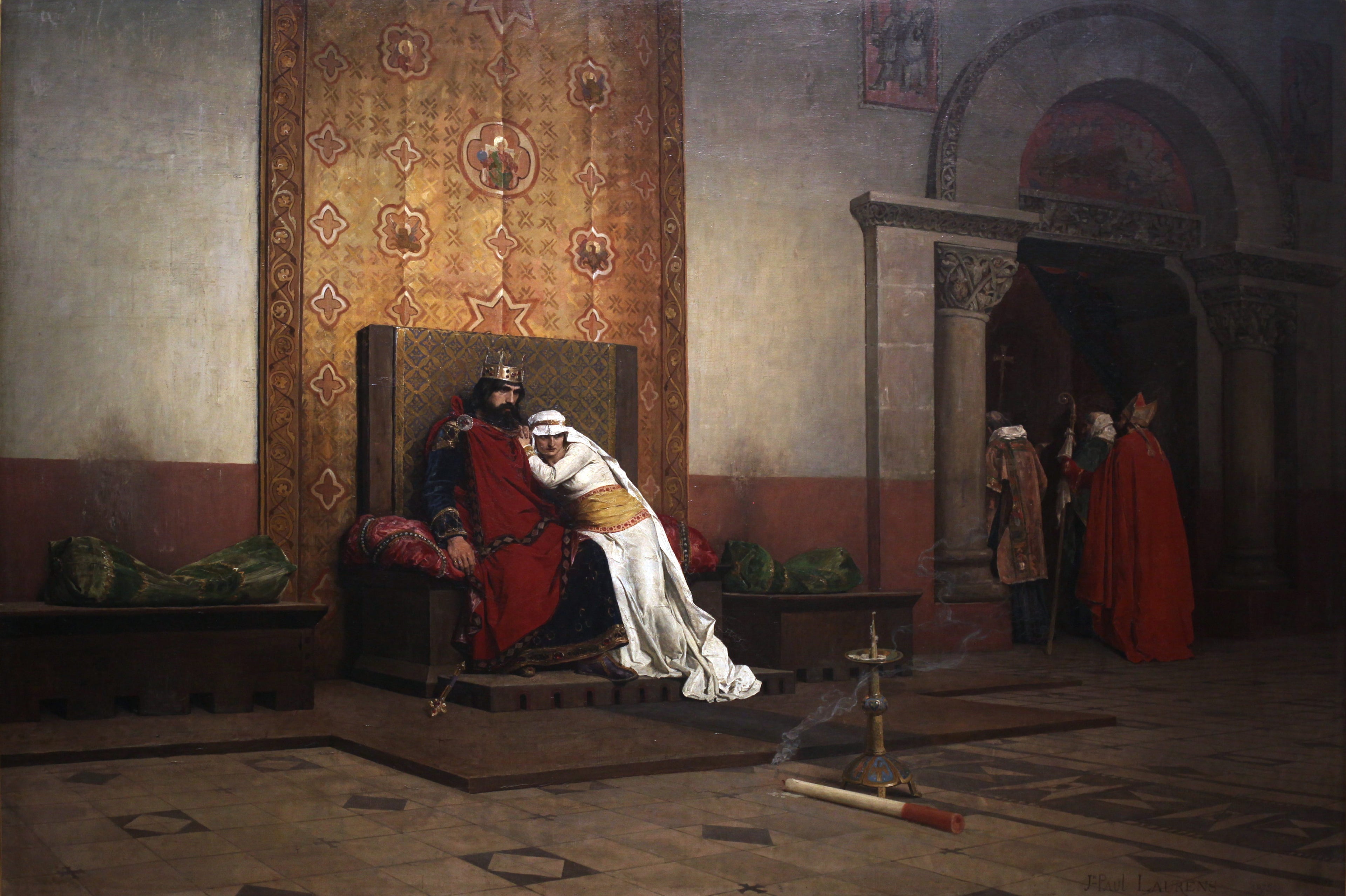 L'Excommunication de Robert le Pieux - Jean-Paul Laurens