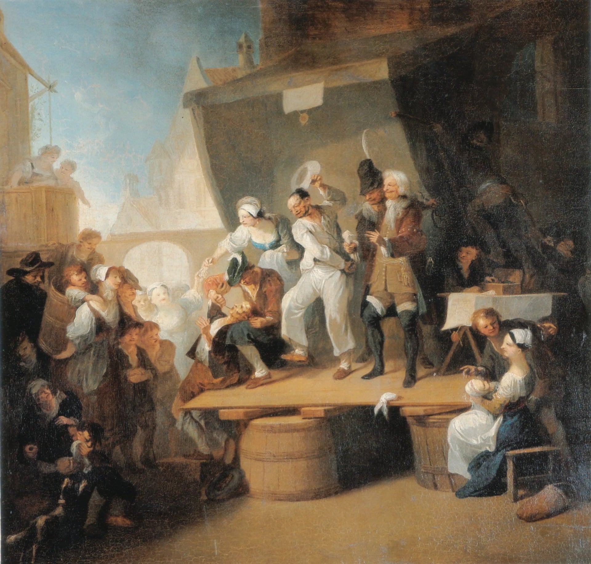 Le charlatan - Franz Anton Maulbertsch image 1 reproduction artisanale de tableau